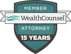 Wealth Counsel Member attorney - 15 Years